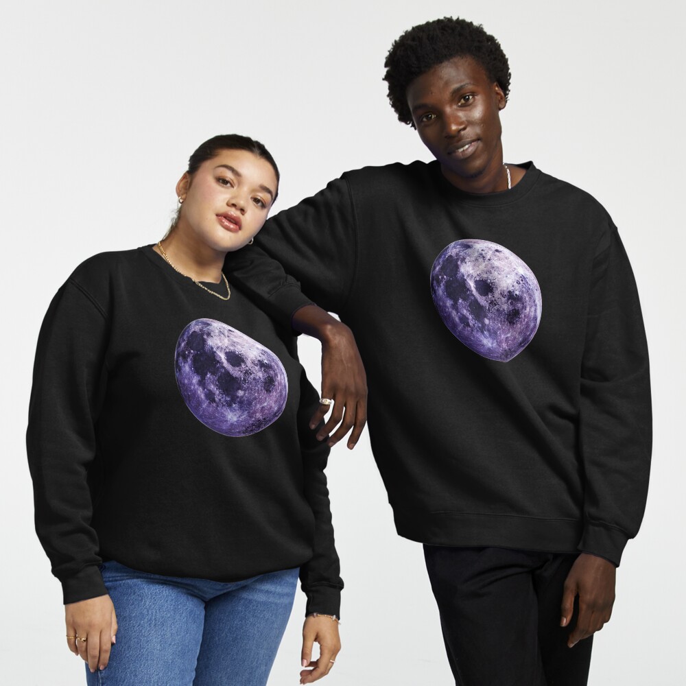 Purple online moon sweatshirt