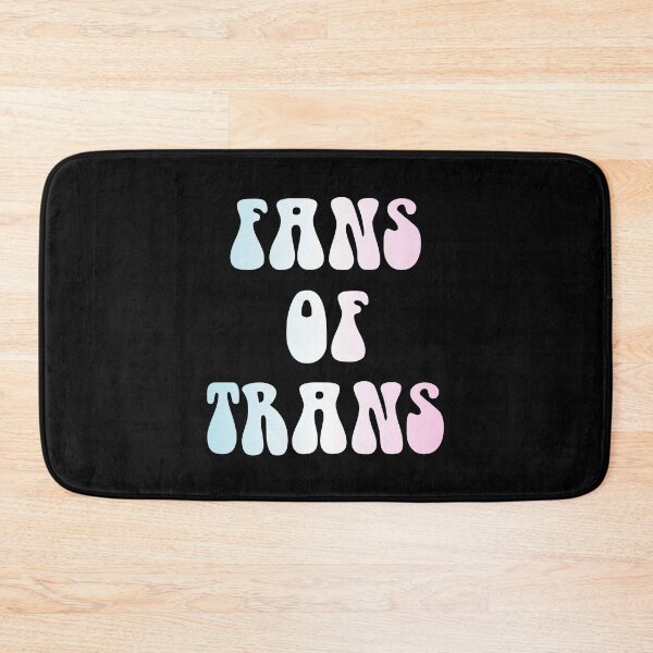 Item preview, Fans Of Trans Transgender Flag Hippie Text designed and sold by everything4eva.