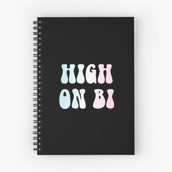Item preview, High On Bi Transgender Flag Hippie Text designed and sold by everything4eva.
