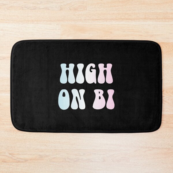 Item preview, High On Bi Transgender Flag Hippie Text designed and sold by everything4eva.