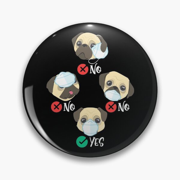 Item preview, Pug Wear Face Mask Funny designed and sold by Kenruhaea7925.