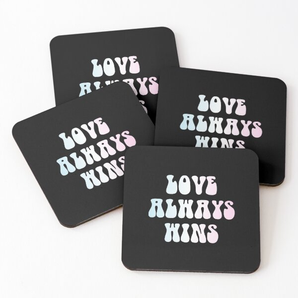 Item preview, Love Always Wins Transgender Flag Hippie Text designed and sold by everything4eva.