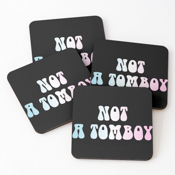 Item preview, Not A Tomboy Transgender Flag Hippie Text designed and sold by everything4eva.