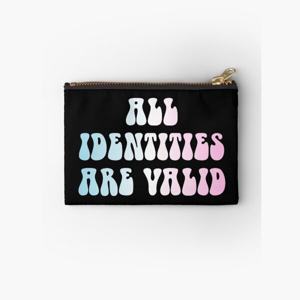 Item preview, All Identities Are Valid Transgender Flag Hippie Text designed and sold by everything4eva.