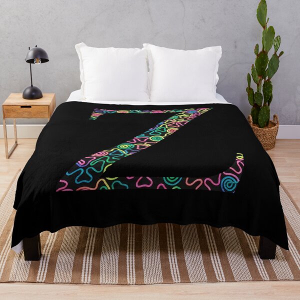 Item preview, Neon Swirl Zeta // Letter Z designed and sold by artbysydsyd.