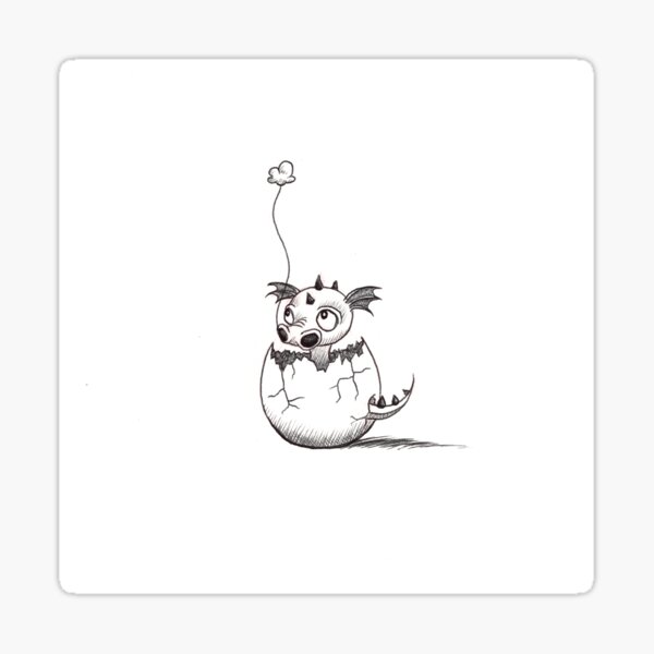 Baby Dragon Sticker