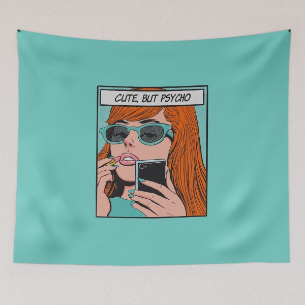 Item preview, Cute, But Psycho designed and sold by Retroprintshop.