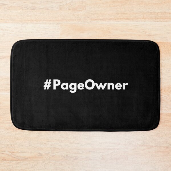 Item preview, Hashtag Page Owner designed and sold by HashtagZone.