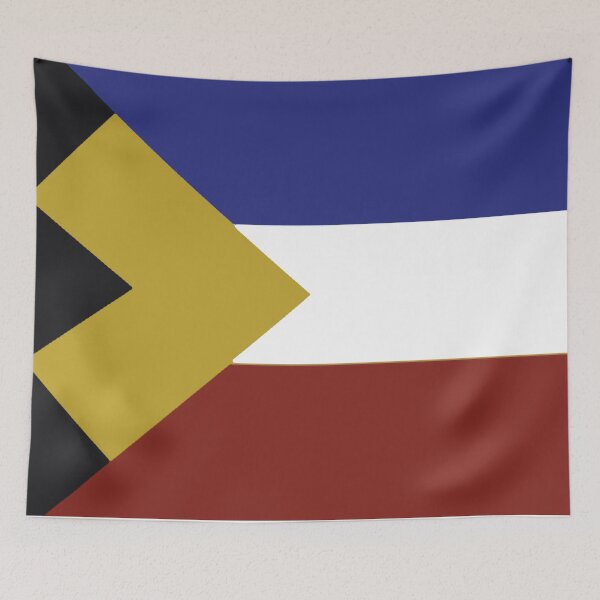 Item preview, New L'Manberg Flag Tapestry (Dream SMP) designed and sold by artsydoodles.