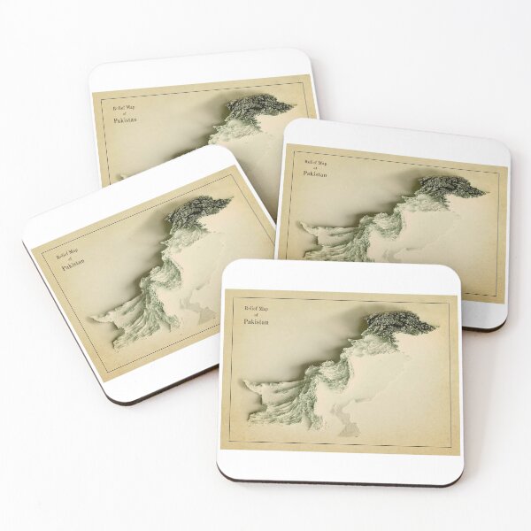 Item preview, Old Pakistan Relief Map 3D digitally-rendered designed and sold by ThinkAboutMaps.
