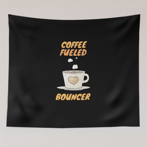 Item preview, Coffee fueled bouncer designed and sold by SnowballStep.