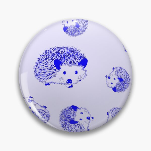 Item preview, Blue Hedgehog Pattern designed and sold by Elisabeth Lucas.