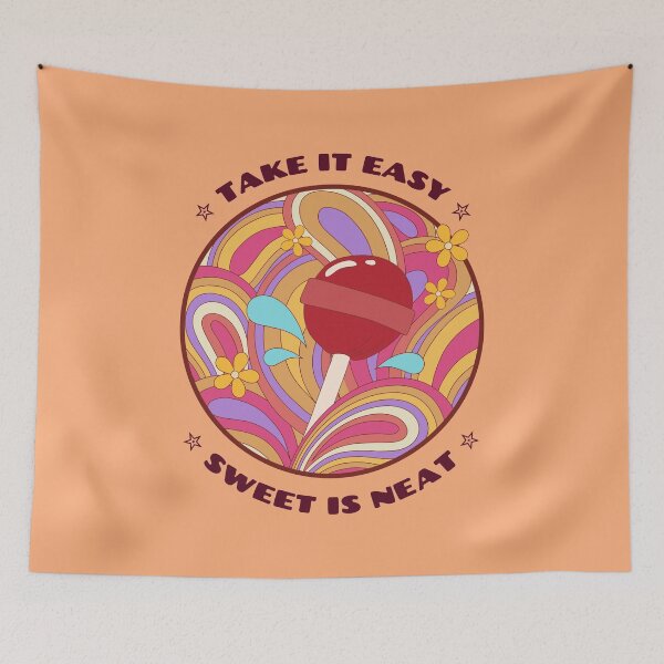 Item preview, Take It Easy Sweet Is Neat Retro Groovy designed and sold by gugenia.