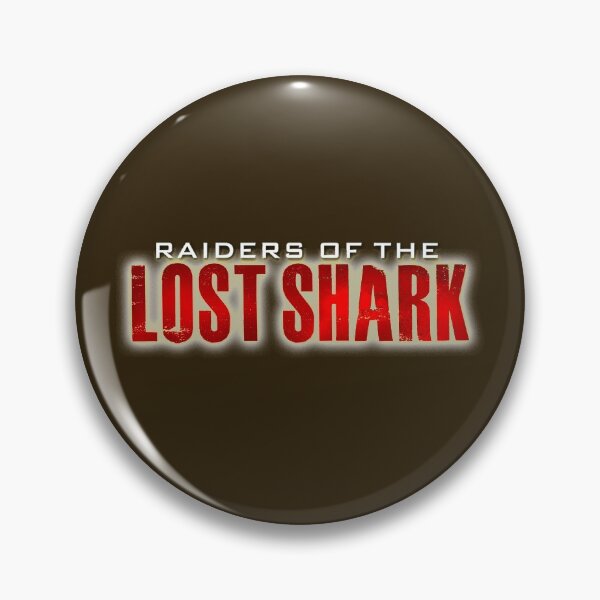 Item preview, Raiders of the Lost Shark logo designed and sold by wildeyemovies.