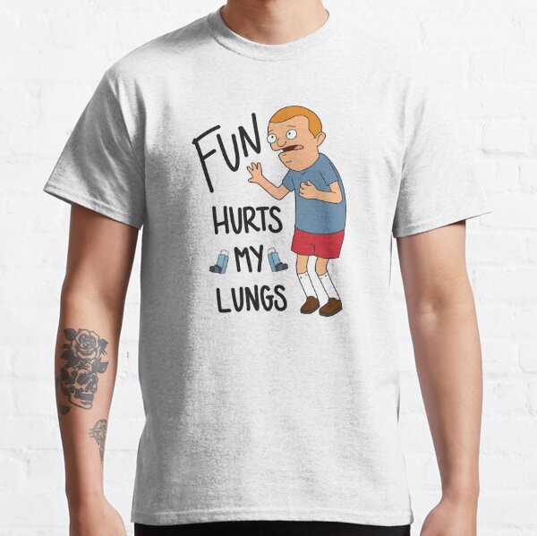 Regular-Sized Rudy, "Fun hurts my lungs!" Classic T-Shirt