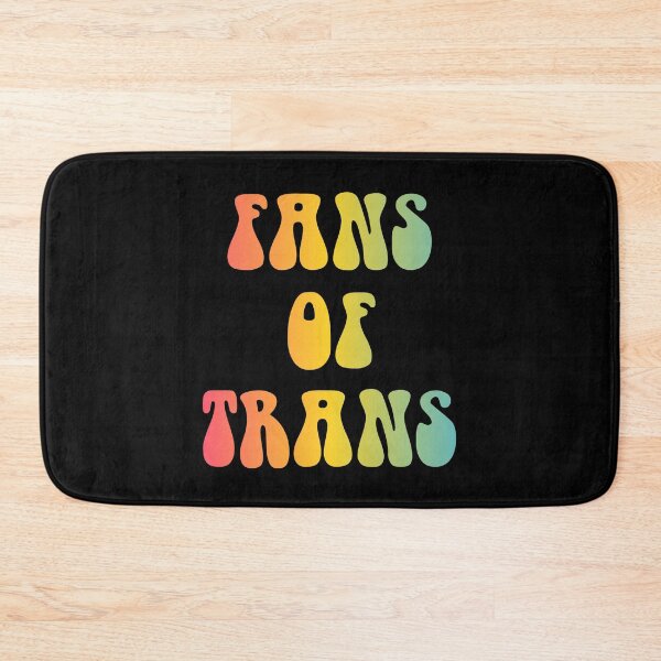 Item preview, Fans Of Trans Pansexual Flag Hippie Text designed and sold by everything4eva.