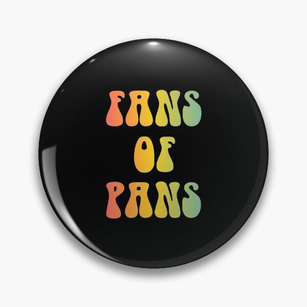 Item preview, Fans of Pans Pansexual Flag Hippie Text designed and sold by everything4eva.