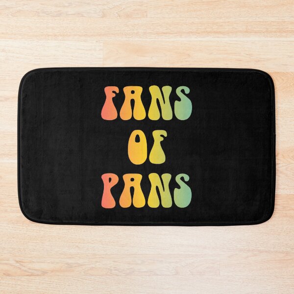 Item preview, Fans of Pans Pansexual Flag Hippie Text designed and sold by everything4eva.