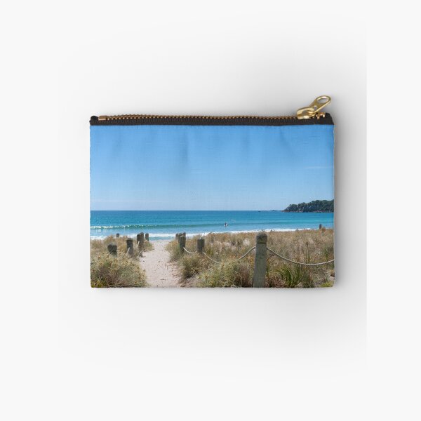 Item preview, Bollards and ropes line sand track through dunes to Main Beach Mount Maunganui designed and sold by Brian Scantlebury.