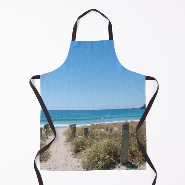Item preview, Bollards and ropes line sand track through dunes to Main Beach Mount Maunganui designed and sold by Brian Scantlebury.