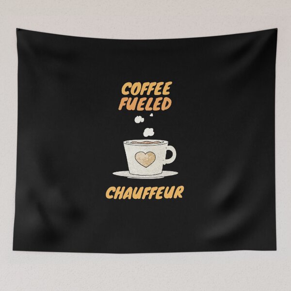 Item preview, Coffee fueled chauffeur designed and sold by SnowballStep.