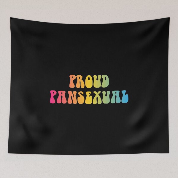 Item preview, Proud Pansexual Pansexuality Flag Hippie Text designed and sold by everything4eva.