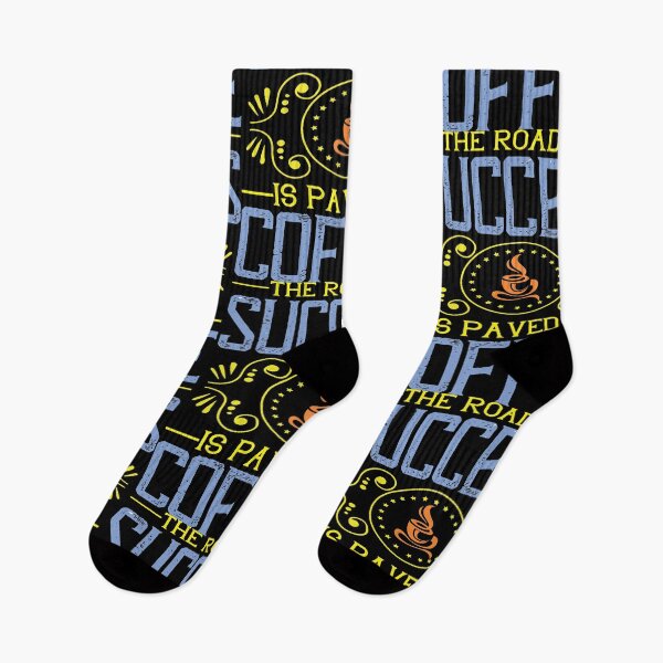 Item preview, The Road To Success Is Paved In Coffee designed and sold by dhajr.