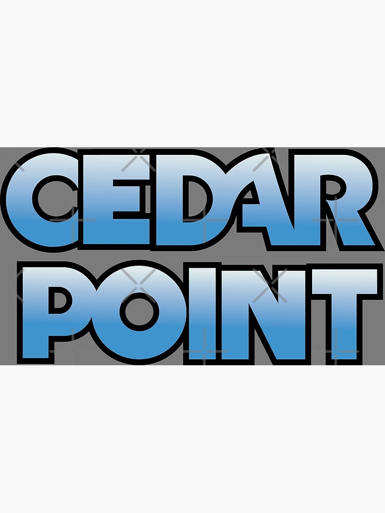 "Cedar Point Old Logo" Art Print for Sale by carowindsfanson Redbubble