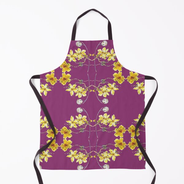 Item preview, Yellow Kapok repeat design 3rd version designed and sold by Anne Huth.