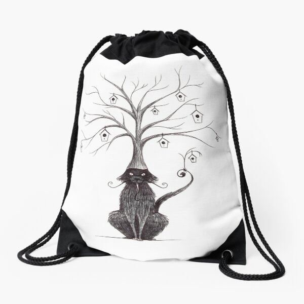 Evil Plans Drawstring Bag