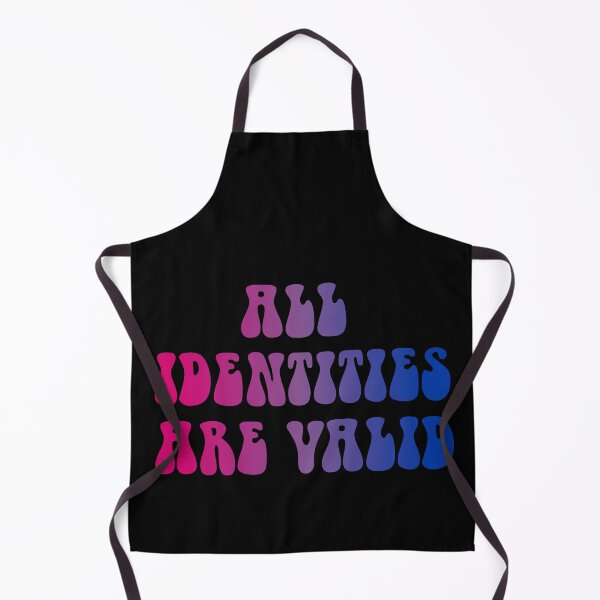 Item preview, All Identities Are Valid Bisexual Flag Hippie Text designed and sold by everything4eva.