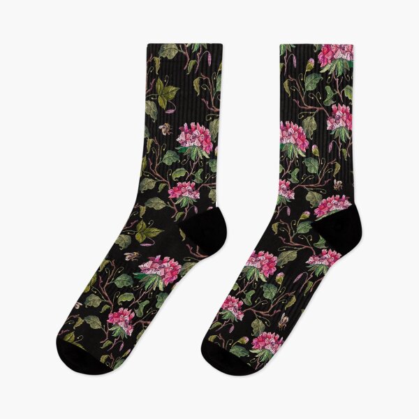 Item preview, Embroidery geranium flowers designed and sold by matrioshka.