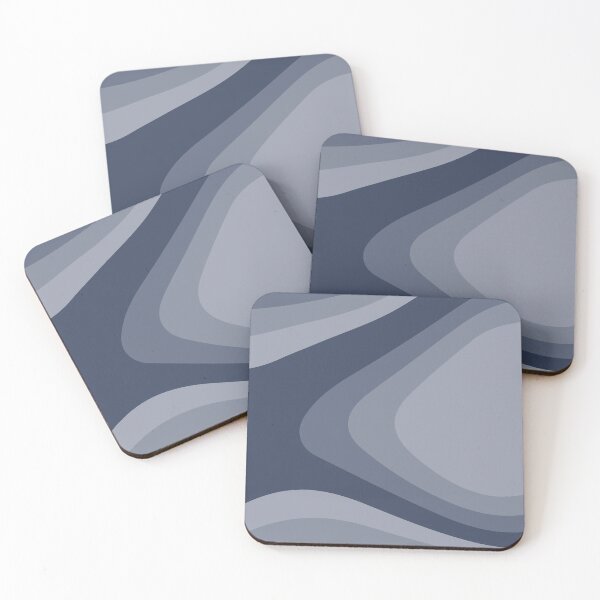 Item preview, Cool Gray Abstract, Minimalist Art, Simple Pattern, Wave Abstract designed and sold by bluesky26.
