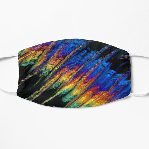Diagonal Flames Mask