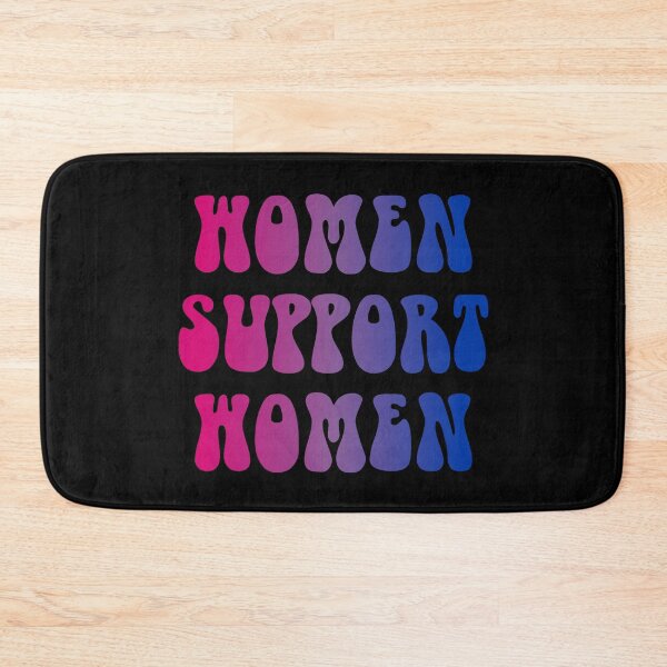 Item preview, Women Support Women Bisexual Flag Hippie Text designed and sold by everything4eva.
