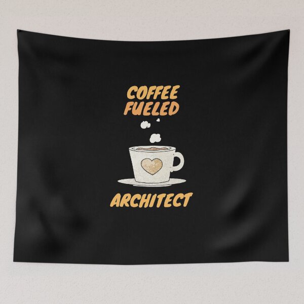 Item preview, Coffee fueled architect designed and sold by SnowballStep.