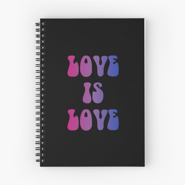Item preview, Love Is Love Bisexual Flag Hippie Text designed and sold by everything4eva.