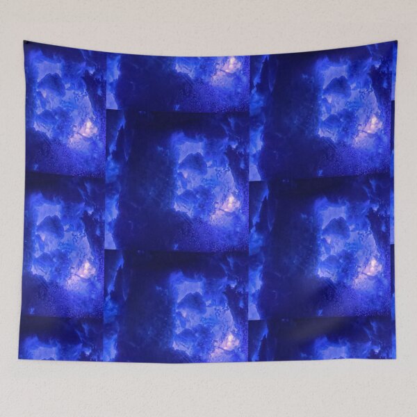 Item preview, Abstract Psychedelic Design (Blue Fire) designed and sold by Twittlefish.