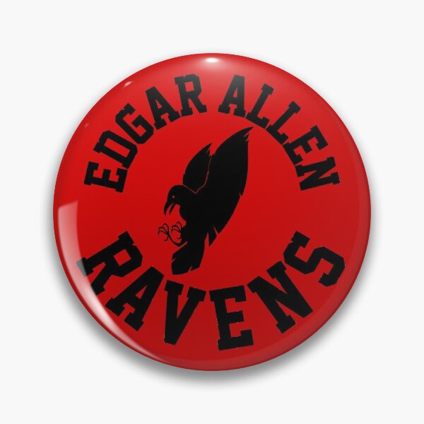 Item preview, edgar allen circle crest black designed and sold by wandpersand.