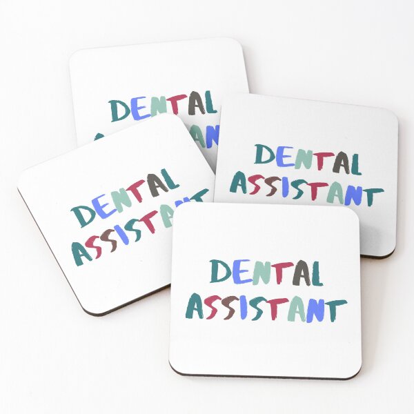 Item preview, DENTAL ASSISTANT - COLORFUL ARTSY LABEL designed and sold by CulturalMesh.
