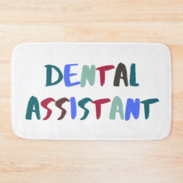 Item preview, DENTAL ASSISTANT - COLORFUL ARTSY LABEL designed and sold by CulturalMesh.