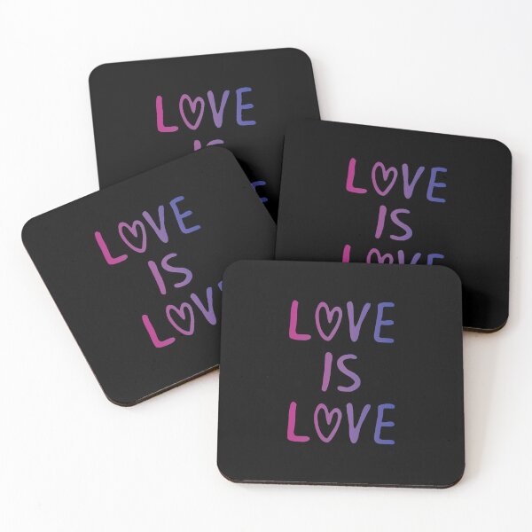 Item preview, Love Is Love Bisexual Flag Hippie Text 2 designed and sold by everything4eva.