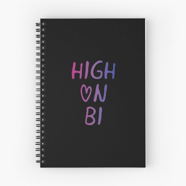 Item preview, High On Bi Bisexual Flag Hippie Text 2 designed and sold by everything4eva.