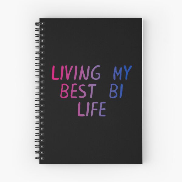 Item preview, Living My Best Bi Life Bisexual Flag Hippie Text 2 designed and sold by everything4eva.