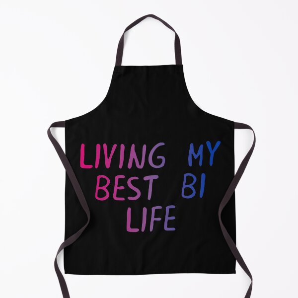 Item preview, Living My Best Bi Life Bisexual Flag Hippie Text 2 designed and sold by everything4eva.