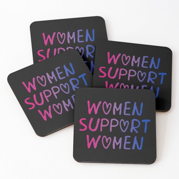 Item preview, Women Support Women Bisexual Flag Hippie Text 2 designed and sold by everything4eva.