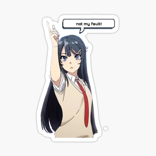 10/30/50 Buah/Pak Anime Seishun Buta Yarou Wa Kelinci Perempuan Senpai No Yume  Wo Minai Stiker untuk Kulkas Mobil Sepeda Notebook - AliExpress