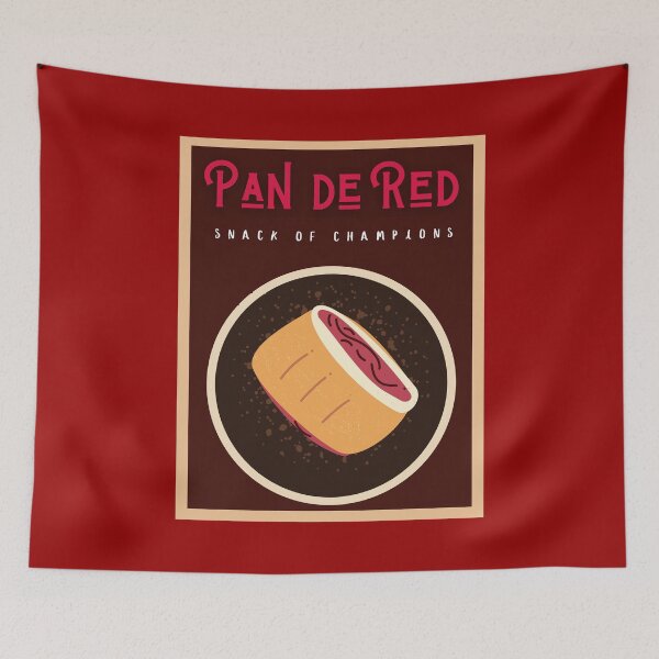 Item preview, Pan de Red Filipino Food Tshirt Tee Shirt Cute Funny Kawaii Graphic Cartoony Design for Apparel Accessories Home Decor Skins Totes Bags Wall Art Stickers designed and sold by Rocbebe.