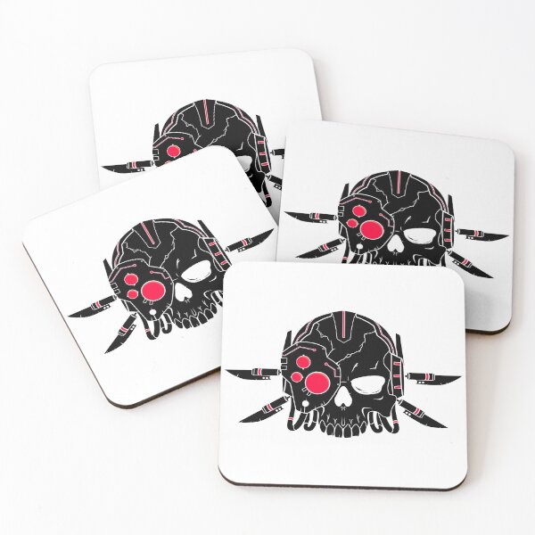 Item preview, Cyber Skull (black) designed and sold by RedTideCreative.