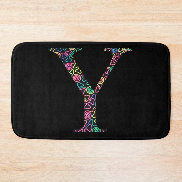 Item preview, Neon Swirl Upsilon // Letter Y designed and sold by artbysydsyd.